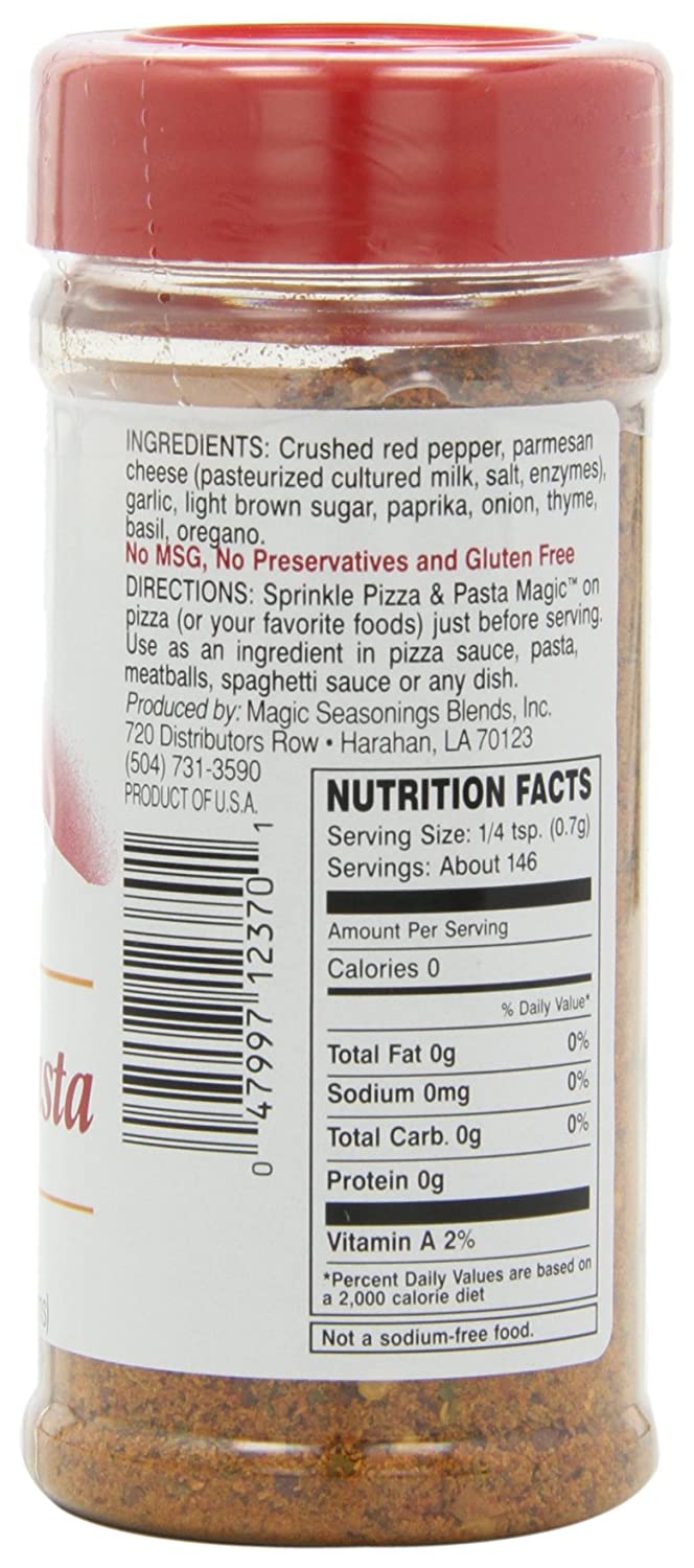 Chef Paul Prudhomme's Magic Seasoning Hot & Sweet Pizza and Pasta Blend, 3 oz