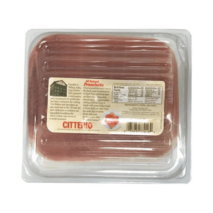 Citterio Sliced Prosciutto, 16 oz Meats Citterio 