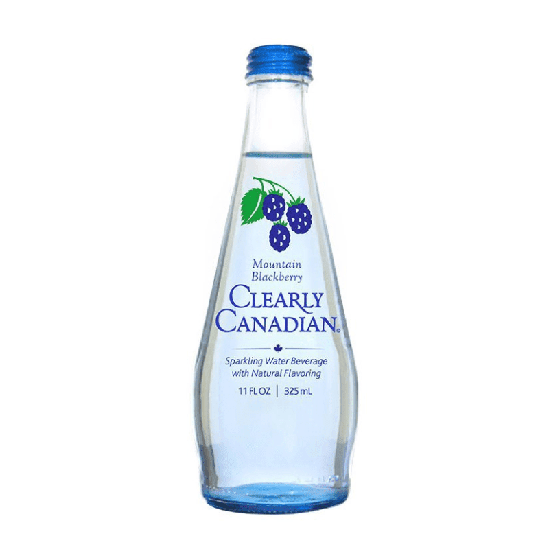 Clearly Canadian Mountain Blackberry Sparkling Water Bottle, 11 oz Coffee & Beverages Clearly Canadian 