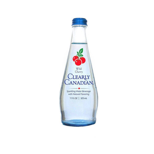 Clearly Canadian Wild Cherry Sparkling Water Bottle, 11 oz Coffee & Beverages Clearly Canadian 