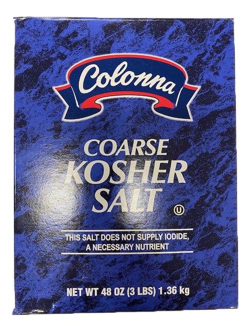 Colonna Coarse Kosher Salt, 3 lbs