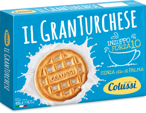 Colussi Il Gran Turchese Shortbread Biscuits - 14.1 oz.