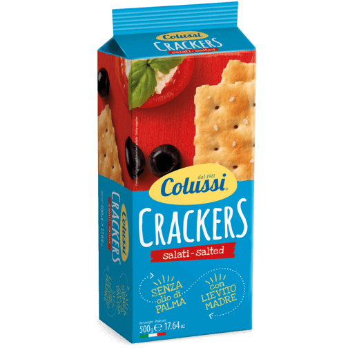 Colussi Salted Crackers, 500g Sweets & Snacks Colussi 