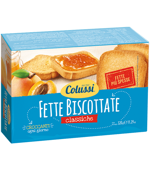 ColussiFette Biscottate, Classic Toast, 320g Sweets & Snacks Colussi 