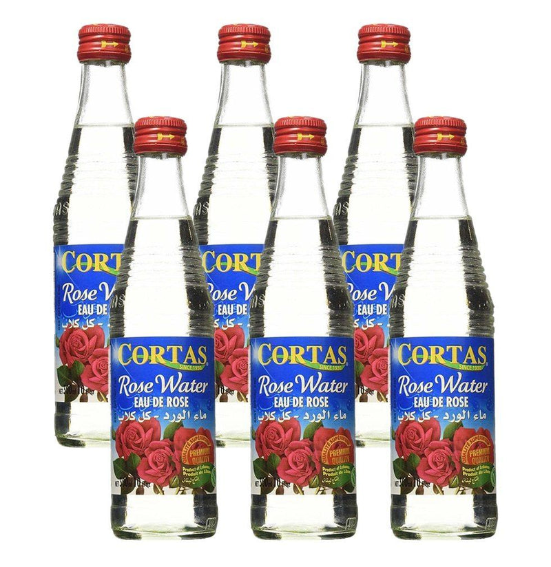 Cortas Rose Water, 10 oz Sauces & Condiments Cortas Pack of 6 