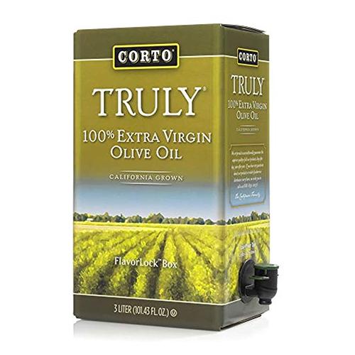 Corto 100% Extra Virgin Olive Oil in Box, 3 Liter Oil & Vinegar Corto 