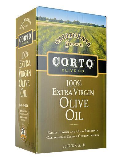Corto 100% Extra Virgin Olive Oil in Box, 3 Liter Oil & Vinegar Corto 