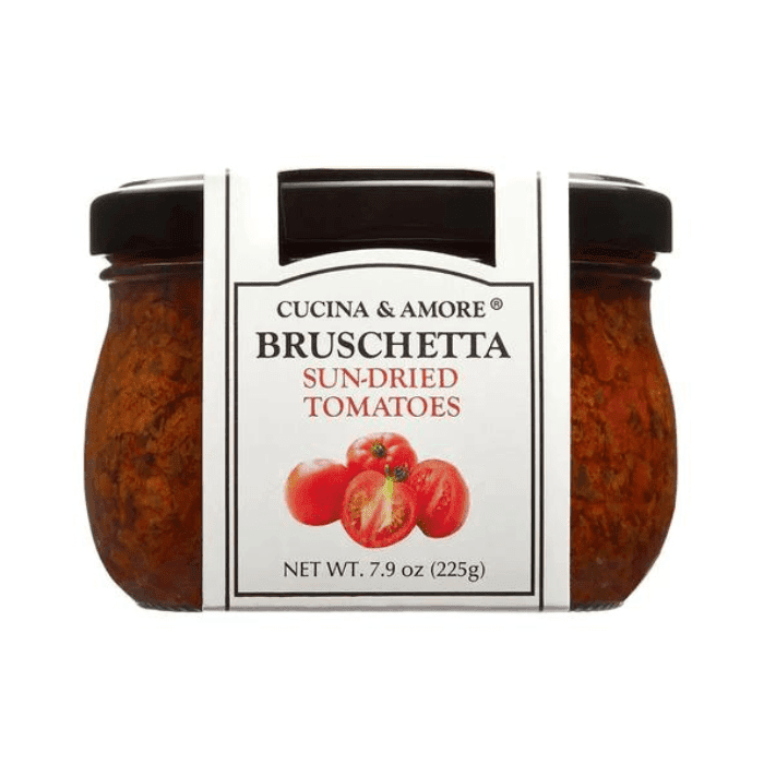 Cucina & Amore Sun-Dried Tomato Bruschetta, 7.9 oz Sauces & Condiments Cucina & Amore 