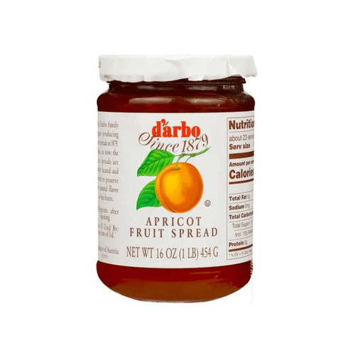 D'Arbo Apricot Fruit Spread, 16 oz Pantry d'arbo 