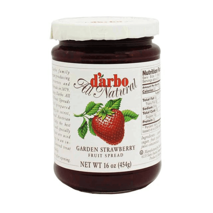 D'Arbo Strawberry Fruit Spread, 16 oz Pantry d'arbo 