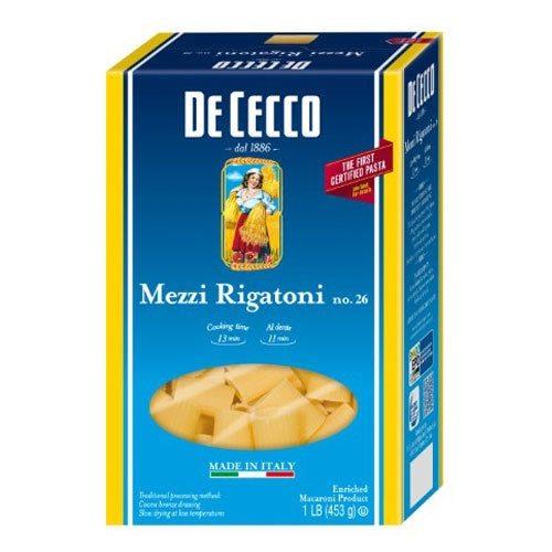 De Cecco #26 Mezzi Rigatoni, 1 lb