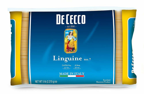 De Cecco #7 Linguine Bulk Pasta, 5 lbs