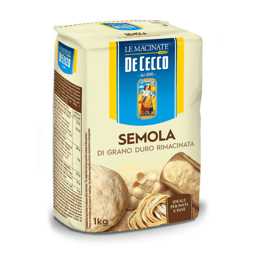 De Cecco Semola Rimacinata Durum Wheat Semolina, 2.2 lb Pantry De Cecco 