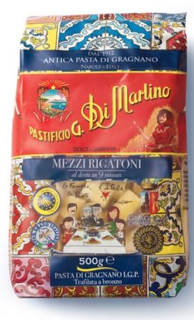 Di Martino Dolce & Gabbana "Picnic" Edition, Pasta and Sauce Gift Box Mezzi Rigatoni Pasta