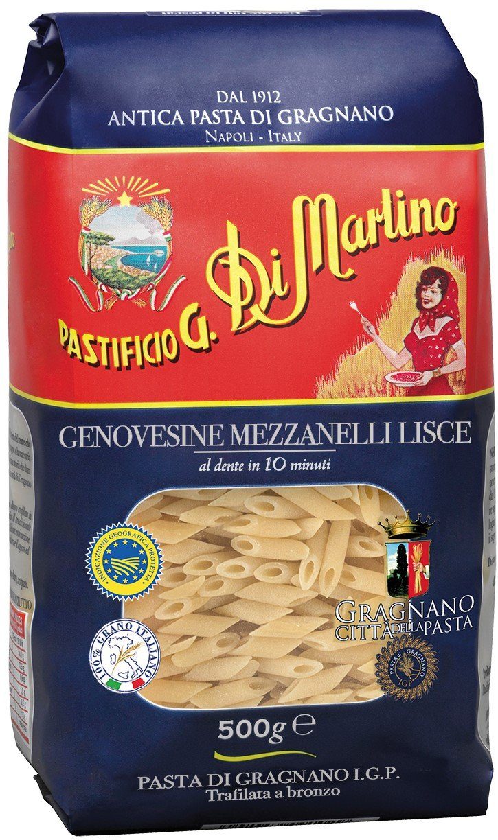 Di Martino Genovesine Mezzanelli Lisce I.G.P Pasta, 17.6 oz (500g) Pasta & Dry Goods Di Martino 