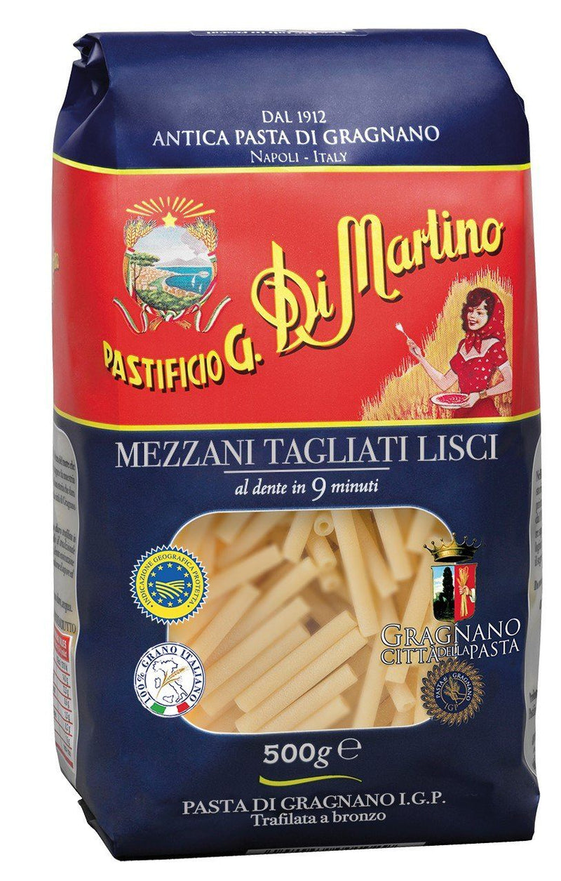 Di Martino Mezzi Tagliati Lisce I.G.P Pasta, 17.6 (500g) Pasta & Dry Goods Di Martino 
