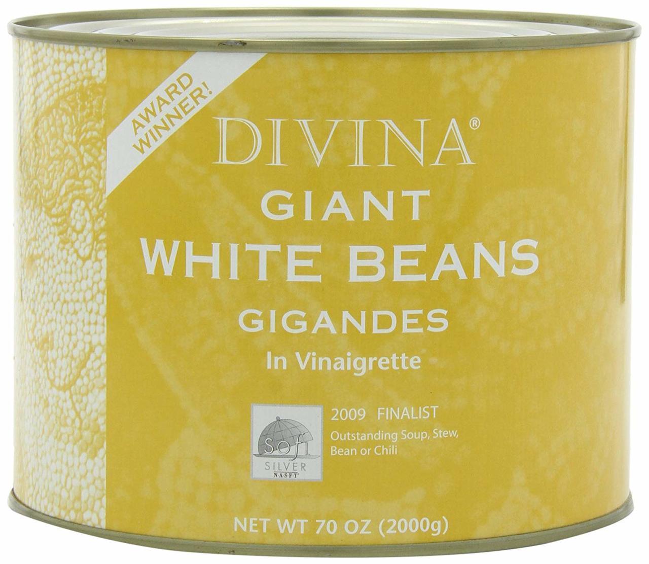 Divina Giant White Beans Vinaigrette, 4.4 lbs Supermarket Italy