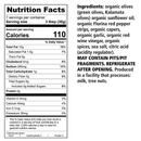 Divina Organic Olive Bruschetta in Jar, 8.1 oz Olives & Capers Divina 