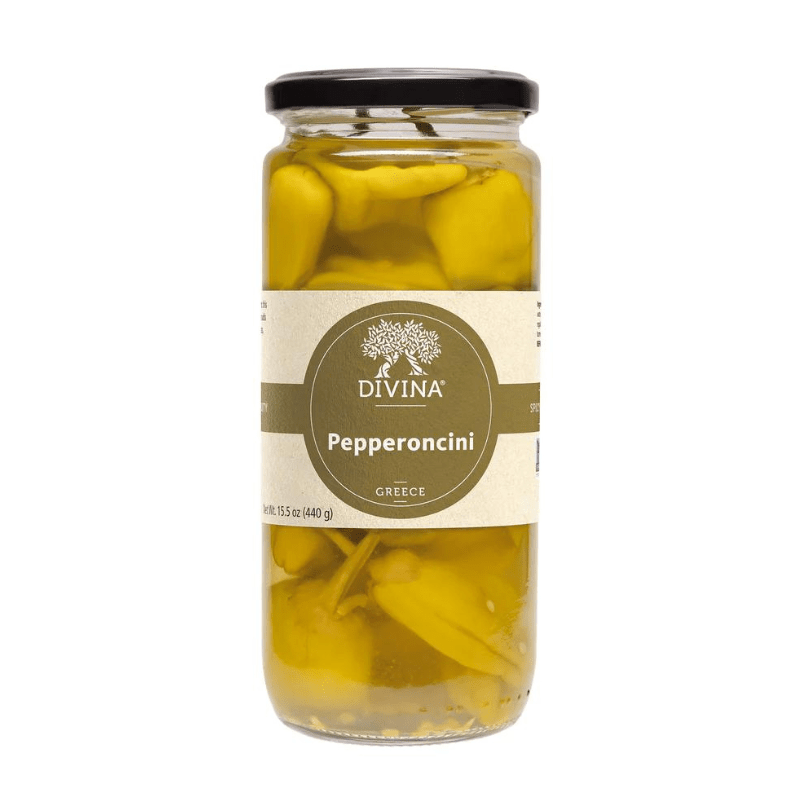 Divina Pepperoncini Jar, 15.5 oz Supermarket Italy