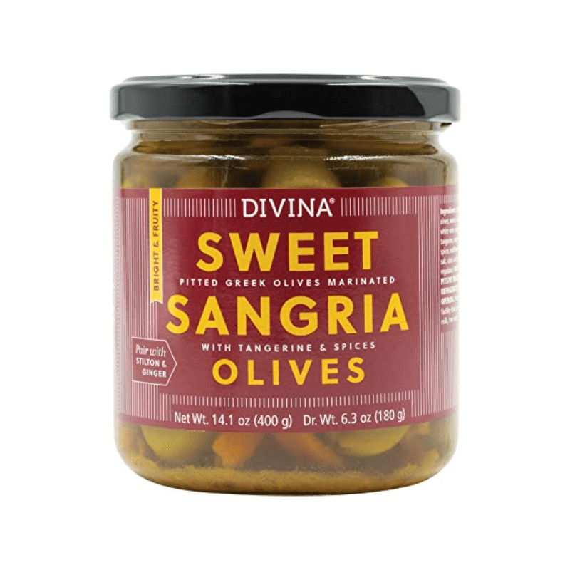 Divina Sweet Sangria Olives in Jar, 14.1 oz Olives & Capers Divina 