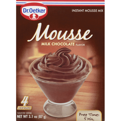 Dr. Oetker Chocolate Mousse, 3.1 oz Sweets & Snacks Dr. Oetker 