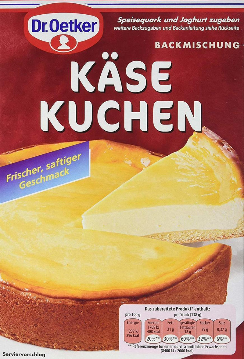 Dr. Oetker Kaesekuchen Cheesecake Mix, 570 grams