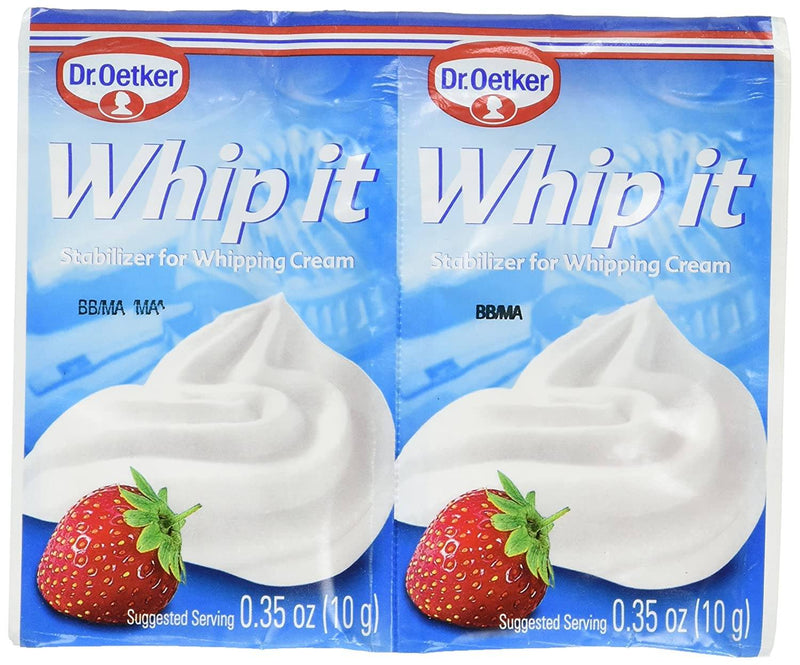 Dr. Oetker Whipped Cream Stabilizer, Pack of 2 ( grams each) Pantry Dr. Oetker 