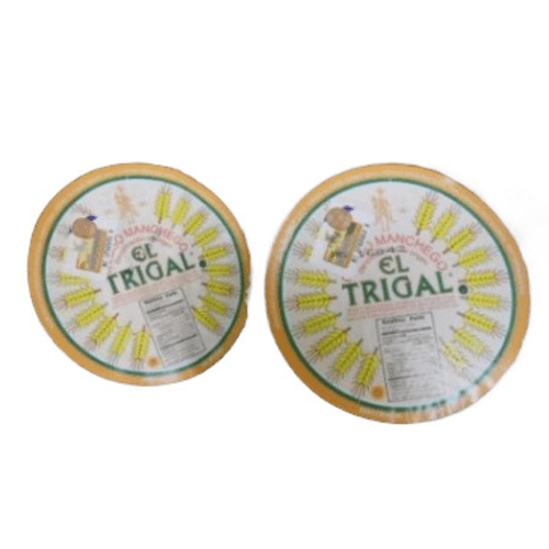 El Trigal Manchego D.O.P. Aged 3 Months Cheese, 2 lb. [Pack of 2] Cheese Mitica 