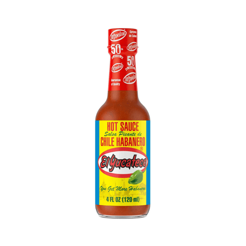 El Yucateco Red Habanero Hot Sauce, 4 oz Sauces & Condiments vendor-unknown 