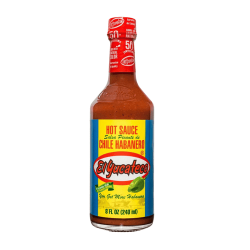 El Yucateco Red Habanero Hot Sauce, 8 oz Sauces & Condiments vendor-unknown 