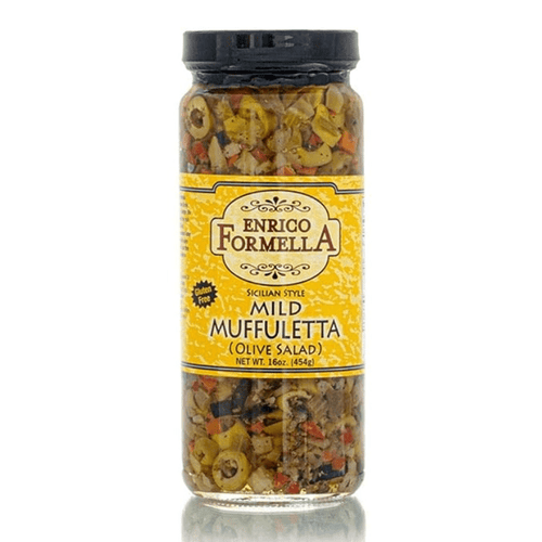 Enrico Formella Mild Muffuletta Olive Salad, 16 oz Olives & Capers Enrico Formella 