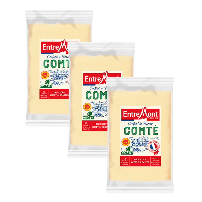 Entremont Comte 12 Month Aged Cheese, 7 oz [Pack of 3] Cheese vendor-unknown 