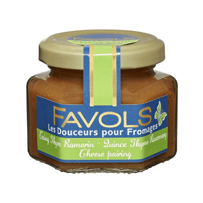 Favols Quince Thyme Rosemary Jam for Cheese, 3.9 oz Pantry Favols 