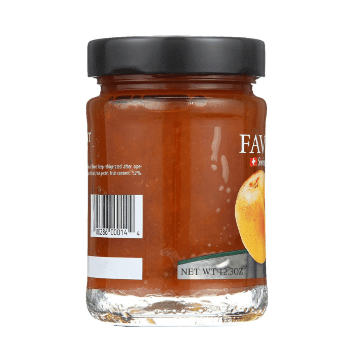 Favorit Apricot Fruit Spread, 12.3 oz Pantry Favorit 