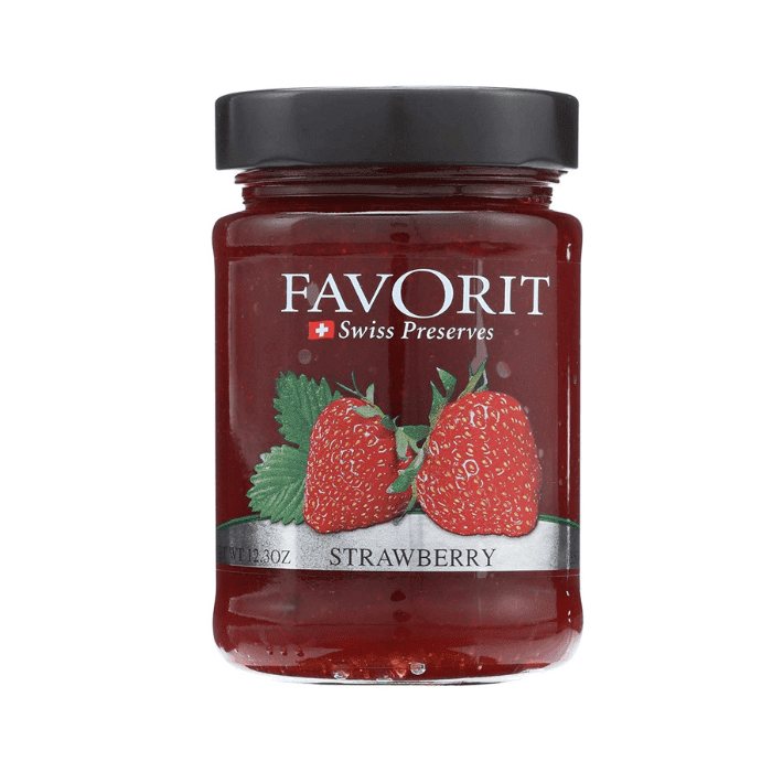 Favorit Strawberry Fruit Spread, 12.3 oz Pantry Favorit 