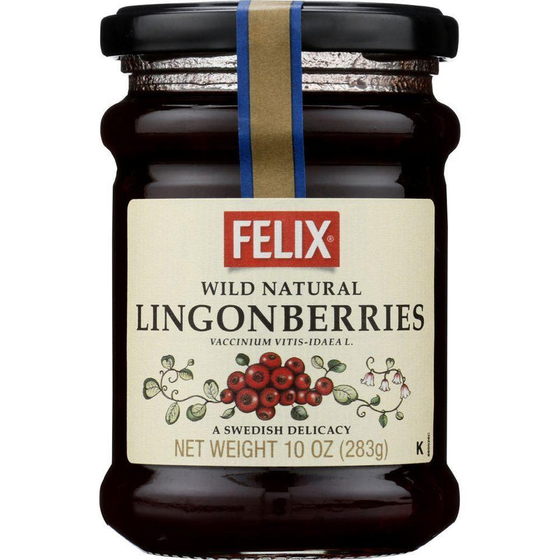 Felix Wild Natural Lingonberries, 10 oz