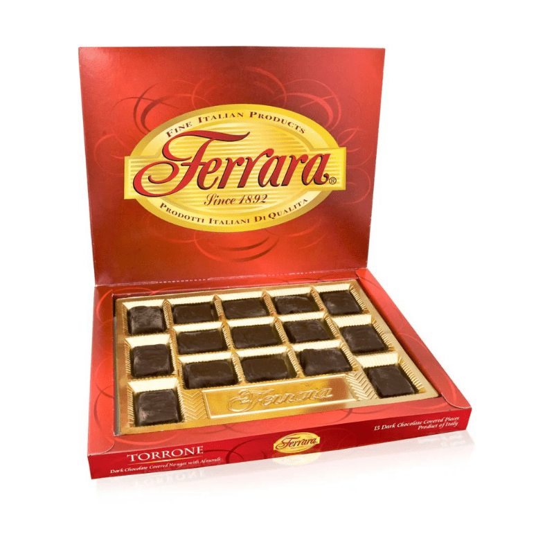Ferrara Dark Chocolate Covered Torrone, 6.35 oz Sweets & Snacks Ferrara 