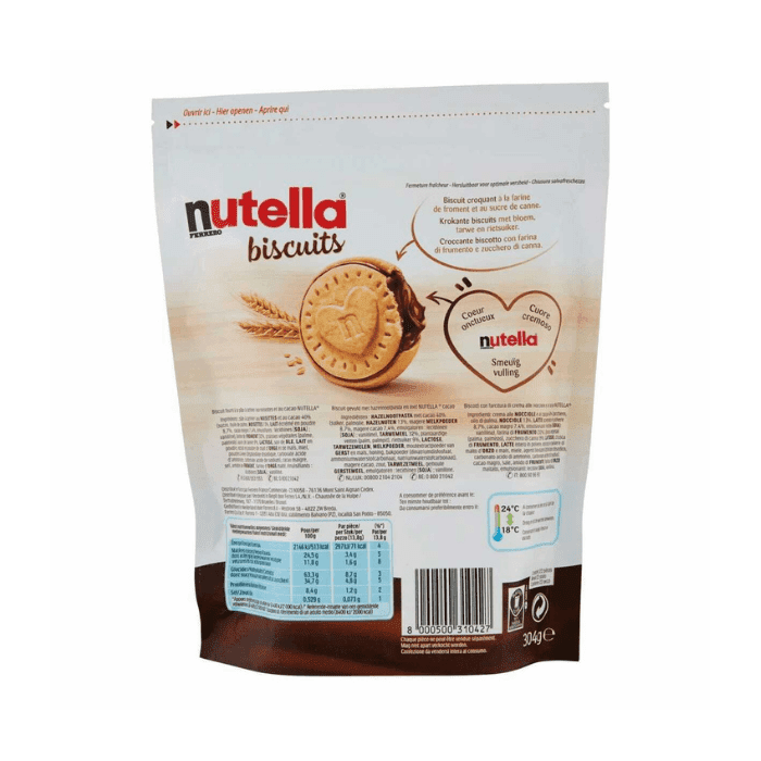 Ferrero Nutella Italian Biscuits, 10.7 oz Sweets & Snacks Nutella 