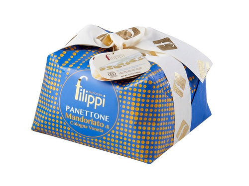 Filippi Panettone Special with Almond Nougat Cake from Cologna Veneta, 2.2 lbs