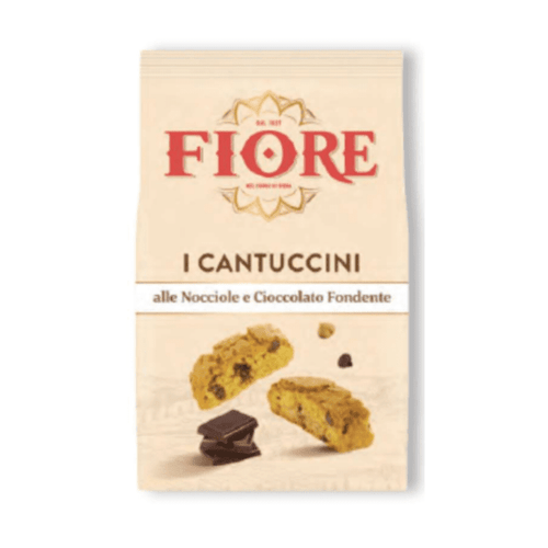 Fiore Cantuccini with Hazelnuts and Dark Chocolate, 7.05 oz Sweets & Snacks Fiore 