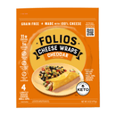 Folios All Natural Cheddar Cheese Wraps, 6 oz [Pack of 3] Cheese Folios 