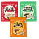 Folios Cheese Wraps Variety, 6 oz [Pack of 3] Cheese Folios 