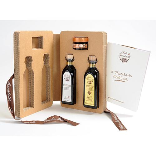 Fondo Montebello Classic Book Line Gift Set Oil & Vinegar Fondo Montebello 