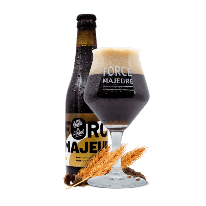 Force Majeure Bruin 0% Alcohol Beer, 330 mL Coffee & Beverages Force Majeure 