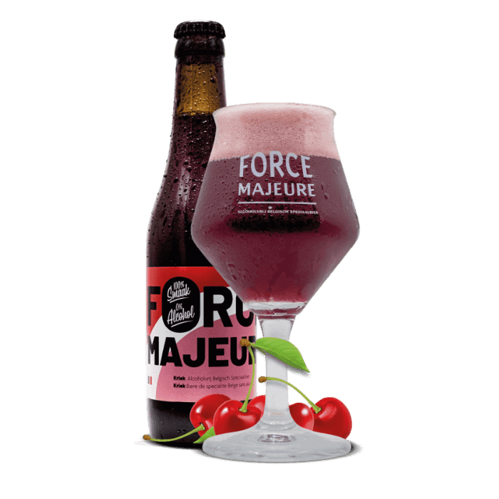 Force Majeure Kriek 0% Alcohol Beer, 330mL Coffee & Beverages Force Majeure 