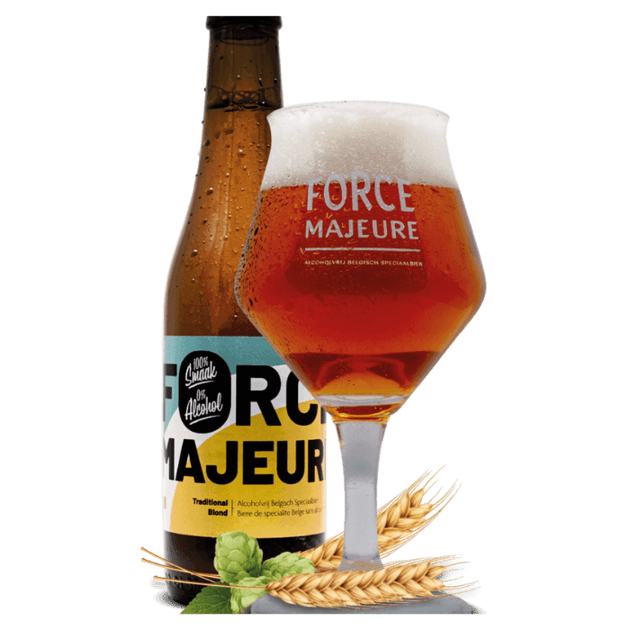 Force Majeure Traditional Blond 0% Alcohol Beer, 330 mL Coffee & Beverages Force Majeure 
