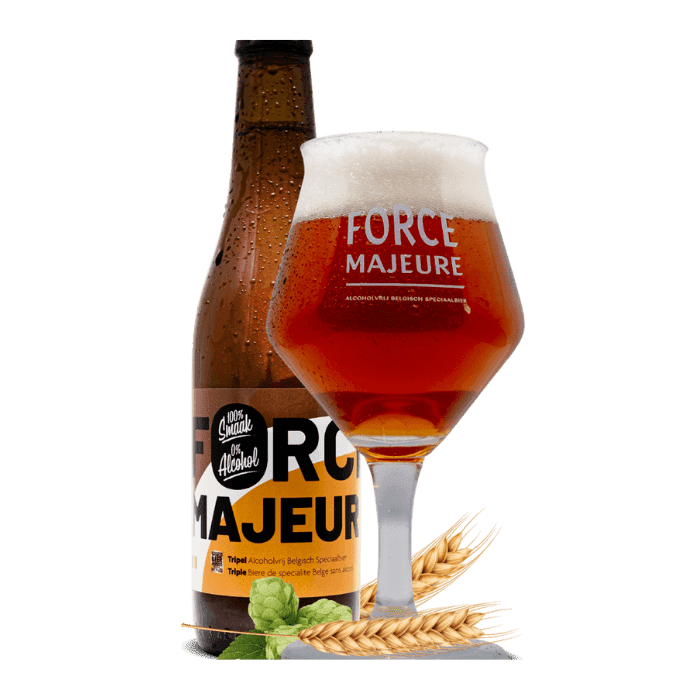 Force Majeure Triple 0% Alcohol Beer, 330 mL Coffee & Beverages Force Majeure 