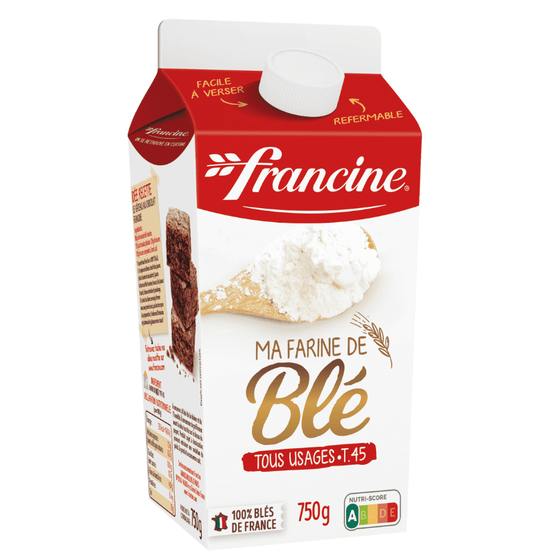 Francine T45 Wheat Flour, 26.5 oz | (750g) Pantry Francine 