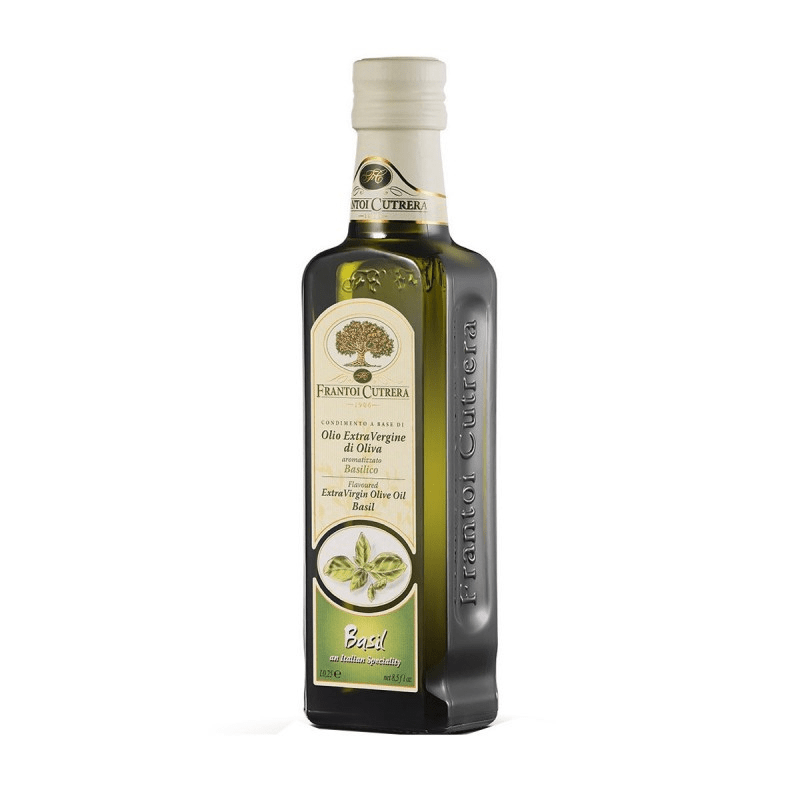 Frantoi Cutrera Basil Flavored Extra Virgin Olive Oil, 8.5 oz Oil & Vinegar Frantoi Cutrera 