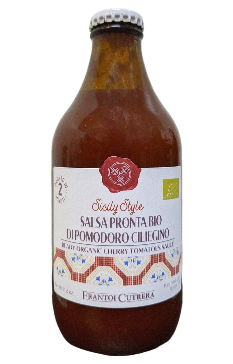 Frantoi Cutrera Ready Organic Cherry Tomatoes Sauce, 11.6 oz